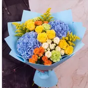 Mediterranean Wrapped Bouquet
