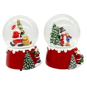 100MM Musical Snowman and Santa Water Globe, Choose Stye
