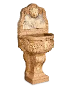 17th-Century Italian Marble Wall Fountain