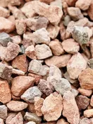 Apache Pink 1″ Screened Landscape Rock