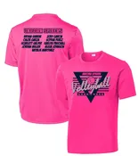 UNICORN SPIKERS VOLLEBALL PINK DRI TEK TEE
