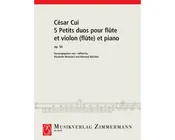5 Petits duos pour flûte, violon (flûte) et piano