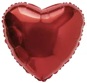 Helium Heart Shaped Foil Balloon 36”