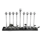Black Orchid Menorah By Michael Aram