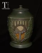 Bridge Niche Lidded Urn