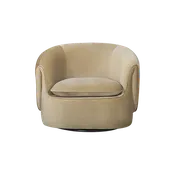 Adele Lounge Chair Camel Velvet