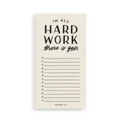Hard Work Notepad