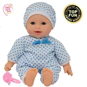11" Doll Polka Dots W/ Pacifier