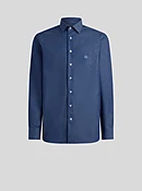 CHAMBRAY SHIRT WITH ETRO LOGO