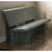 Concrete Bench Mold with Backrest - Slate