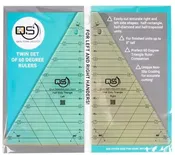 60 Degree Half Triangle Ruler Set by Quilters Select