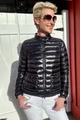 Bomber Jacket in Nylon Ultralight - Black