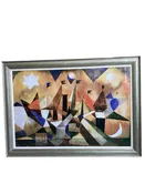 Framed Print of 'Ships Awaiting the Storm' by Paul Klee