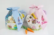 Basket Bow with Monogram