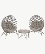 Cozy Ball Chair Conversation Set