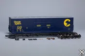 Kit Classics HO Scale Evans 5100 RBL Boxcar, Chessie System