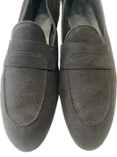 Men's Brioni Black Shoe Size 12 Loafer