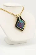 Genuine Boulder Opal and Diamond Necklace — Shannon's Fine Jewelry