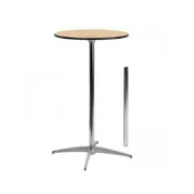 Round Cocktail Table, 24″ Diameter, 42″ Bar Height