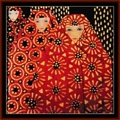 1001 Nights, Detail I - Vittorio Zecchin pdf counted cross stitch pattern