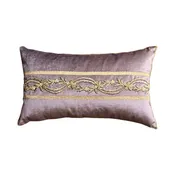 Antique Ottoman Empire Champagne Gold Metallic Embroidery (#E010526 | 13 x 22")