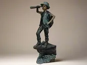 Bronze Explorer Statue