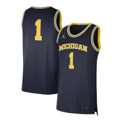 #1 Michigan Wolverines Jordan Brand Limited Jersey - Navy