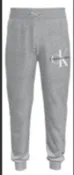 Calvin Klein Monogram Fleece Jogger 40GC202 - Heroic Grey Htr