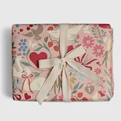Amy Heitman Love Birds Gift Wrap Roll of Wrapping Paper Sheets, Set of 3