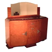 Art Deco Server with Marble Top