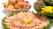 Chilled Fillets of Salmon Platter