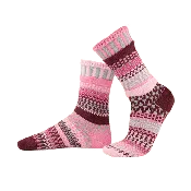 Alpenrose Cotton Crew Socks by Solmate Socks