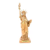 12" GOLD LADY LIBERTY STATUE