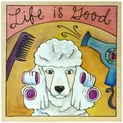 10"x10" Wall Plaque | Poodle