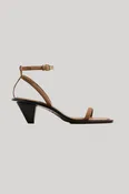A.Emery | Irving Heeled Sandal in Nutmeg Suede