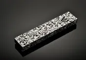 Laser Cut Steel Extra Large Jacquard Mezuzah