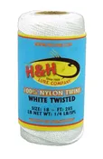 1 lb. Twisted Nylon Twine - Green / White