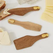 Golden Pineapple Cheese Knives on Gift Card
