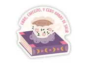 Libro Cafecito Sticker