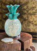 The Island Welcome Pineapple — Handcrafted Recycled Glass Decor (Small / Medium / Large)