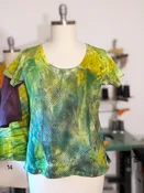 mesclun mix (hand painted tee)
