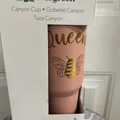 Evergreen Queen Bee tumbler