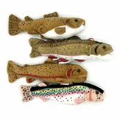 Cabin Critters Stuffed Trout- 10 Inch