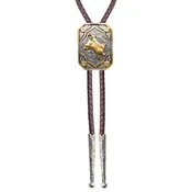 AndWest Iconic Bull Rider Brown Bolo BOLIC01