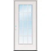 15-Lite Steel Prehung Door Unit