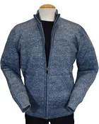 106J Navy Melange Cardigan