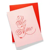 Be Mine | Love | Letterpress Greeting Card