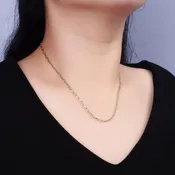 18" 2.3mm Paperclip Layering Chain Necklace