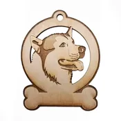 Alaskan Malamute Ornament | Personalized