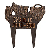 Angel Dog with Oil Rubbed Bronze Finish